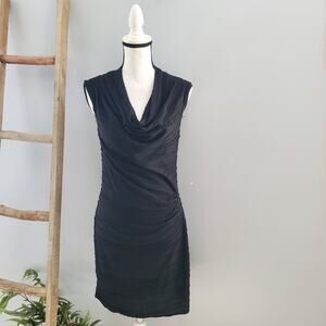 Studio M Black Sleeveless Lightweight Lined Bodycon Dress Size M